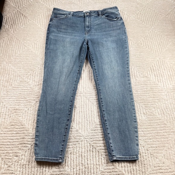 pistola Denim - Pistola Skinny Jeans Women's 33 Blue Medium Wash High Rise Stretch Denim Casual